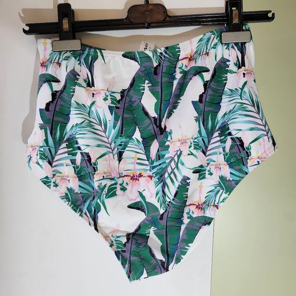 ❤ 3 For $35 cocoship swim beach bottom tropical print high coverage runch 8 - Picture 5 of 9